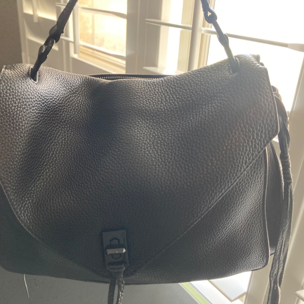 Black leather Rebecca Minkoff satchel new w/o tag - Picture 4 of 12